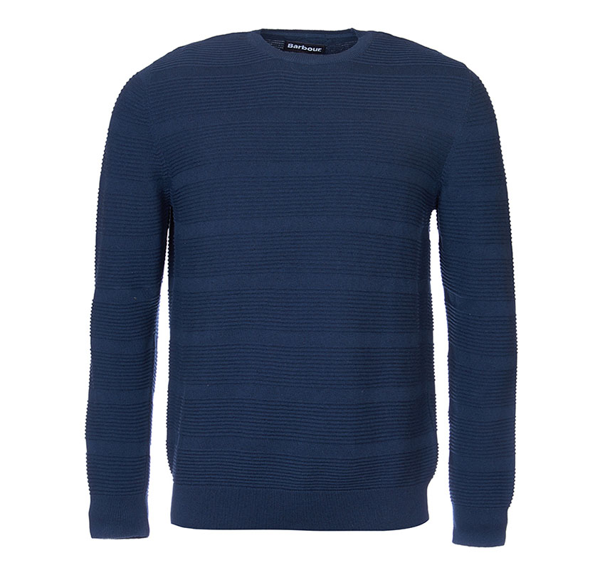 Barbour Belsay Crew Neck Sweater, Cotton/Linen mix
